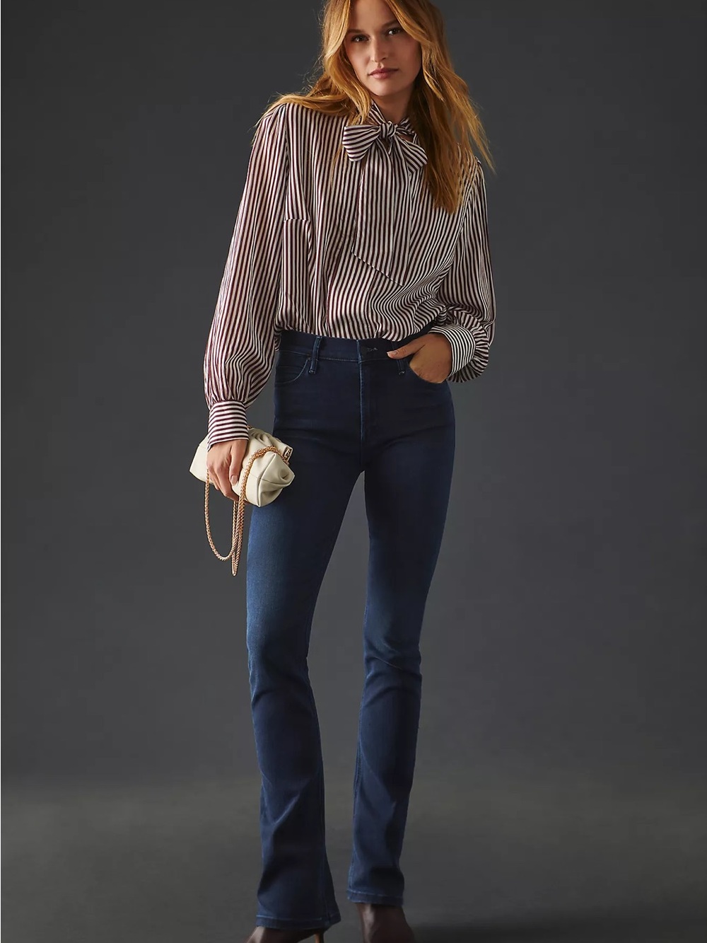 Mother The Mid-Rise Dazzler Skimp Jean Night Tripper Wash 26 Straight Leg 31”